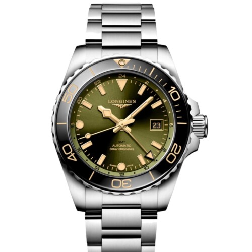LONGINES ハイドロコンクエスト GMT 41mm ブラック「サンレイ」文字盤 L3.790.4.56.6