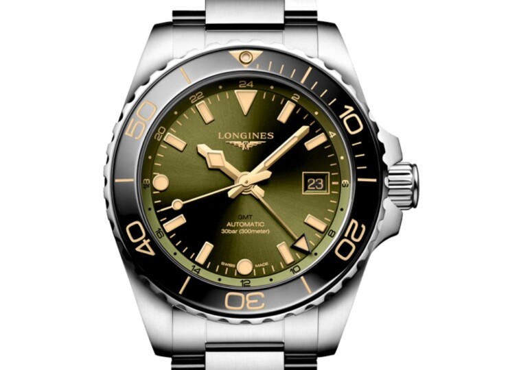 LONGINES ハイドロコンクエスト GMT 41mm ブラック「サンレイ」文字盤 L3.790.4.56.6
