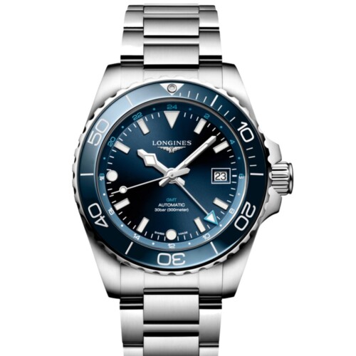 LONGINES ハイドロコンクエスト GMT 41mm ブルー「サンレイ」文字盤 L3.790.4.96.6