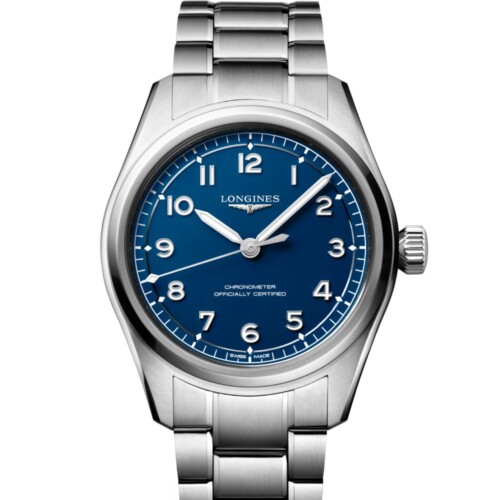 スピリット パイロット 39mm マットブルー文字盤 ステンレススティール ブレスレット