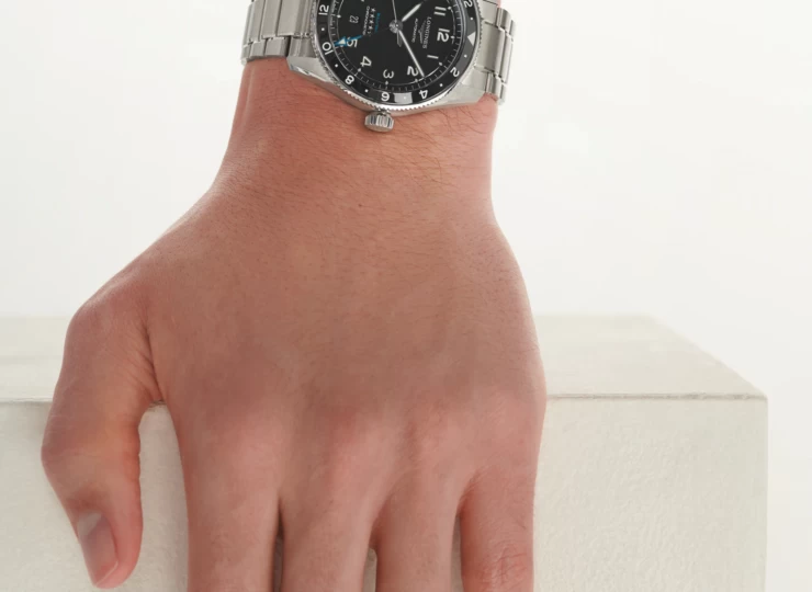 LONGINES スピリット ズールータイム 42mm マットブラック文字盤 ステンレススティールとセラミック ブレスレット L3.812.4.53.6