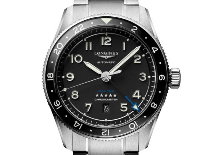 LONGINES スピリット ズールータイム 42mm マットブラック文字盤 ステンレススティールとセラミック ブレスレット L3.812.4.53.6