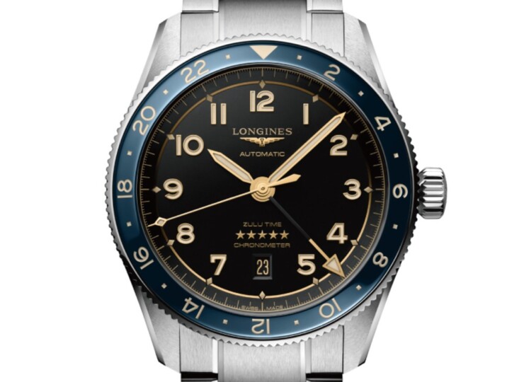 LONGINES スピリット ズールータイム 42mm アンスラサイト文字盤 ステンレススティールとセラミック ブレスレット ギルト針 L3.812.4.60.6