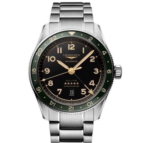 スピリット ズールータイム 42mm アンスラサイト文字盤 ステンレススティールとセラミック ブレスレット ゴールドポリッシュ針