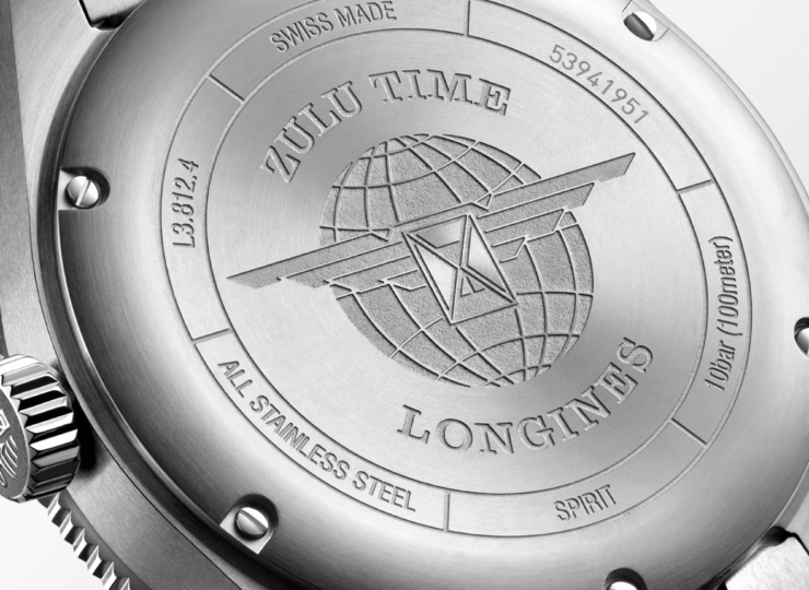 LONGINES スピリット ズールータイム 42mm ブルー「サンレイ」文字盤 ステンレススティールとセラミック ブレスレット L3.812.4.93.6