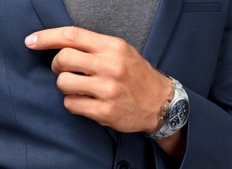 LONGINES スピリット クロノグラフ 42mm ブルー「サンレイ」文字盤 L3.820.4.93.6