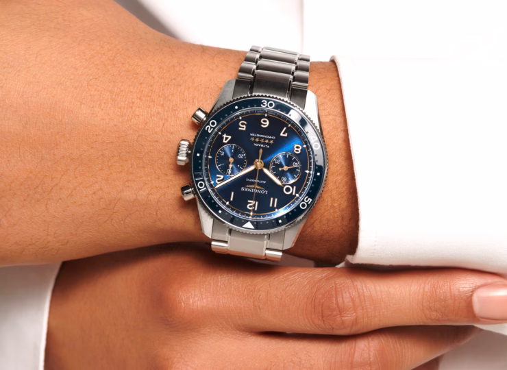 LONGINES スピリット フライバック 42mm ブルー「サンレイ」文字盤 L3.821.4.93.6