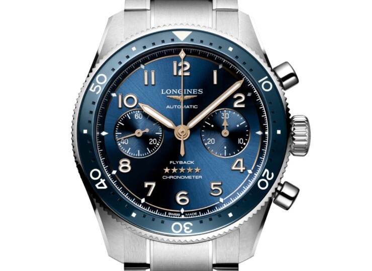 LONGINES スピリット フライバック 42mm ブルー「サンレイ」文字盤 L3.821.4.93.6