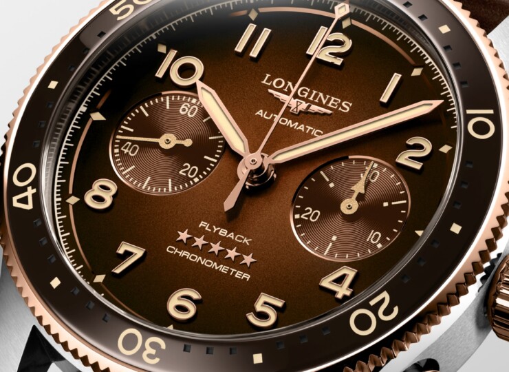 LONGINES スピリット フライバック 42mm ブラウン文字盤 L3.821.5.59.2