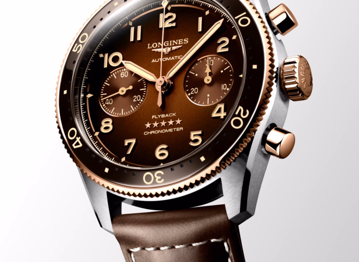 LONGINES スピリット フライバック 42mm ブラウン文字盤 L3.821.5.59.2