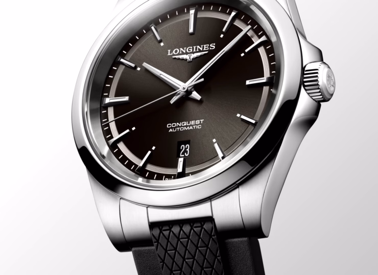 LONGINES コンクエスト 41mm ブラック「サンレイ」文字盤 L3.830.4.52.9