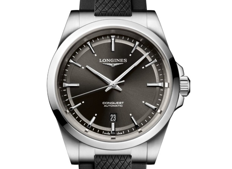 LONGINES コンクエスト 41mm ブラック「サンレイ」文字盤 L3.830.4.52.9