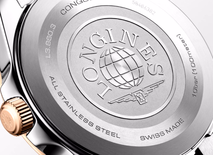 LONGINES コンクエスト 41mm ブルー サンドブラスト仕上げ文字盤 L3.860.3.98.7