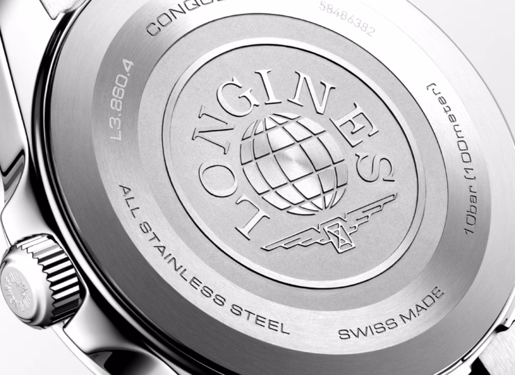 LONGINES コンクエスト 41mm サンレイグリーン文字盤 ステンレススティール ブレスレット L3.860.4.09.6