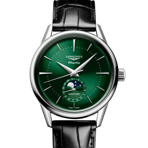 フラッグシップ ヘリテージ 38.5mm サンレイグリーン文字盤