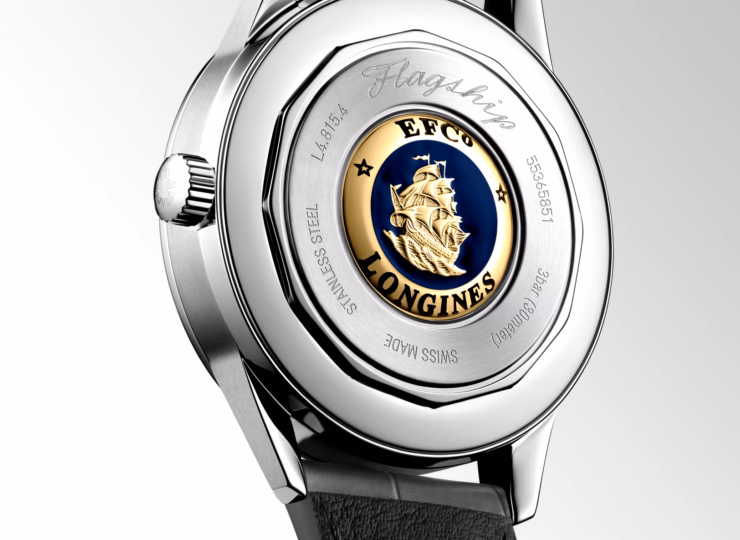 LONGINES フラッグシップ ヘリテージ 38.5mm サンレイ アンスラサイト文字盤 L4.815.4.52.2
