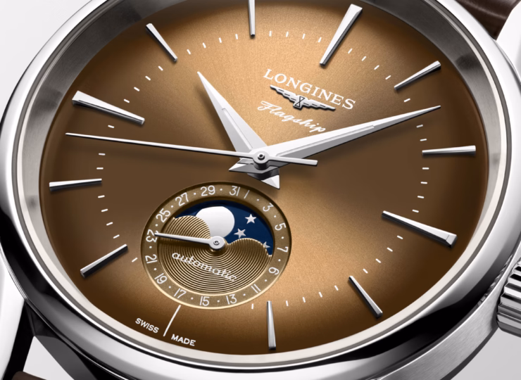 LONGINES フラッグシップ ヘリテージ 38.5mm サンレイ ベージュ文字盤 L4.815.4.62.2