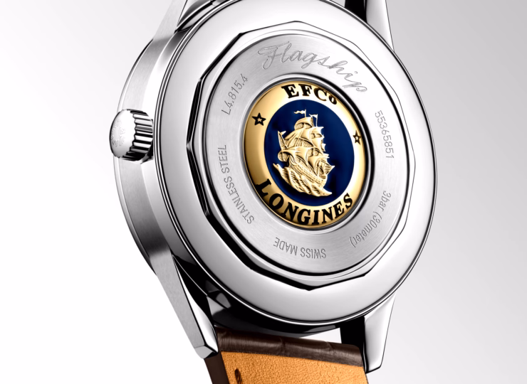 LONGINES フラッグシップ ヘリテージ 38.5mm サンレイ ベージュ文字盤 L4.815.4.62.2