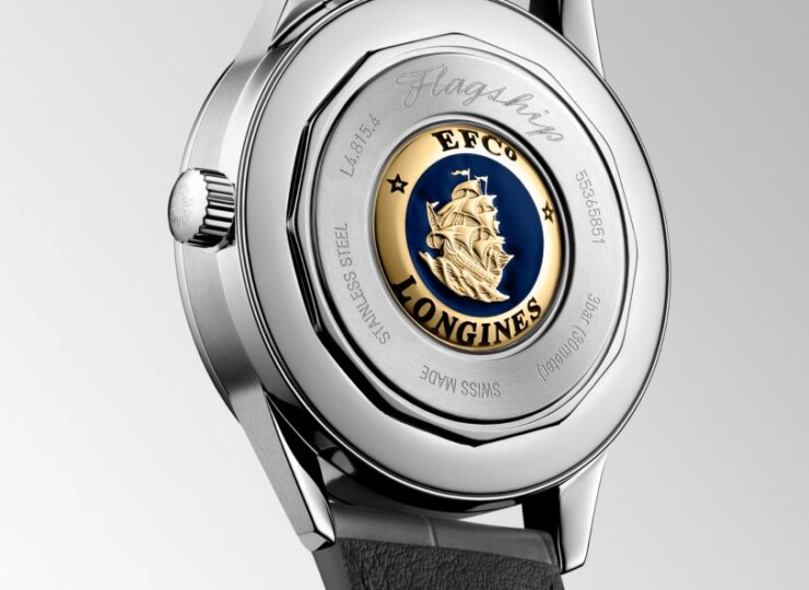 LONGINES フラッグシップ ヘリテージ 38.5mm シルバー「サンレイ」文字盤 L4.815.4.72.2