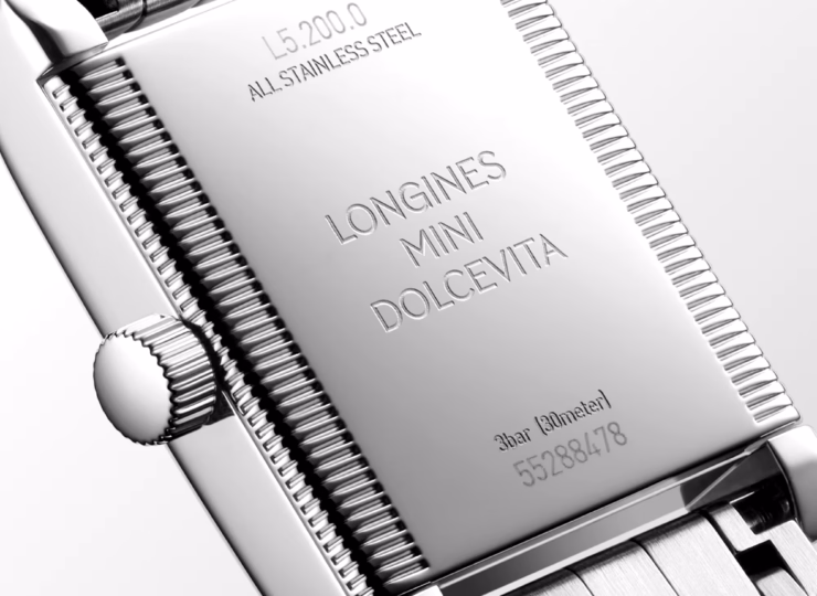 LONGINES ミニ ドルチェヴィータ 21.5×29mm シルバー「フランケ」文字盤 ステンレススティール ダイヤモンド ブレスレット L5.200.0.71.6