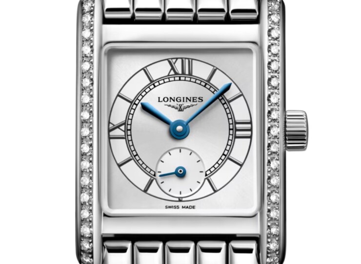LONGINES ミニ ドルチェヴィータ 21.5×29mm シルバー「サンレイ」文字盤 L5.200.0.75.6