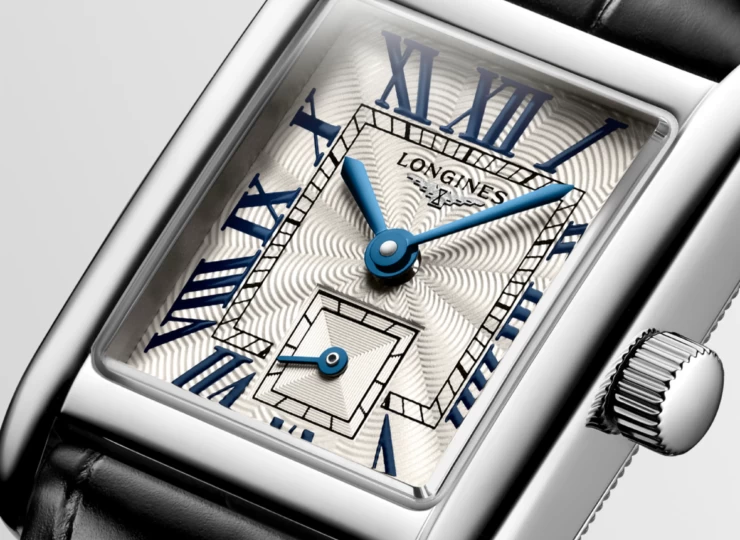 LONGINES ミニ ドルチェヴィータ 21.5×29mm シルバー「フランケ」文字盤 ステンレススティール ブラック・アリゲーターストラップ L5.200.4.71.2