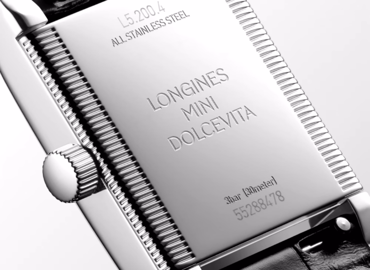 LONGINES ミニ ドルチェヴィータ 21.5×29mm シルバー「フランケ」文字盤 ステンレススティール ブラック・アリゲーターストラップ L5.200.4.71.2