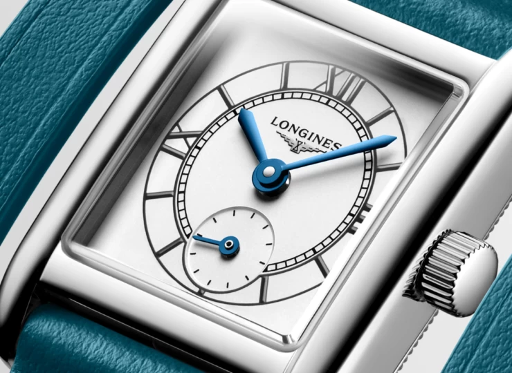LONGINES ミニ ドルチェヴィータ 21.5×29mm シルバー文字盤 ステンレススティール レザーストラップ L5.200.4.75.9