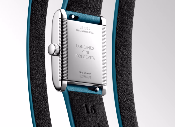 LONGINES ミニ ドルチェヴィータ 21.5×29mm シルバー文字盤 ステンレススティール レザーストラップ L5.200.4.75.9