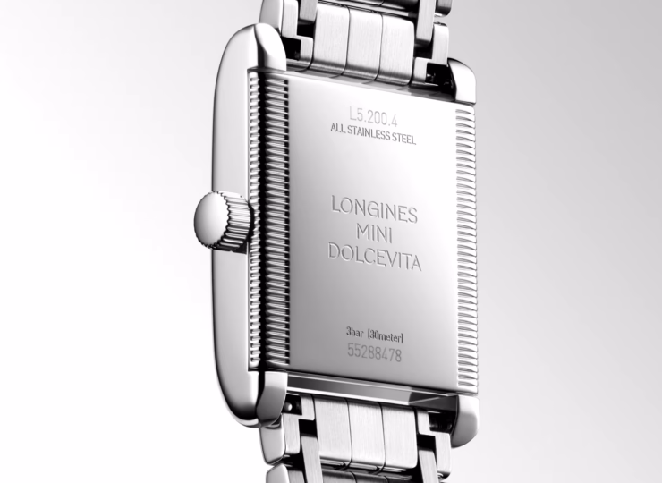LONGINES ミニ ドルチェヴィータ 21.5×29mm スノーセット&ホワイトマザー・オブ・パール文字盤 ステンレススティール ダイヤモンド ブレスレット L5.200.4.87.6