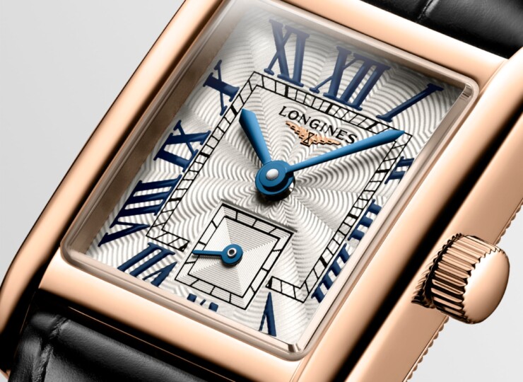 LONGINES ミニ ドルチェヴィータ 21.5×29mm シルバー「フランケ」文字盤 18Kピンクゴールド L5.200.8.71.0