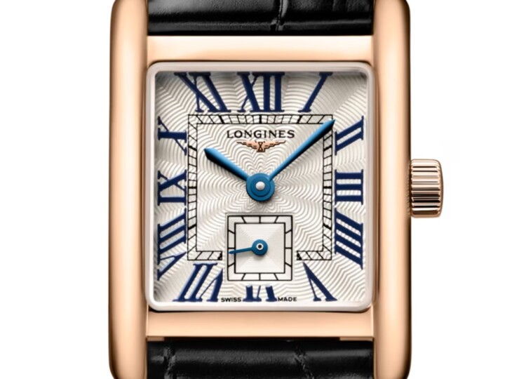 LONGINES ミニ ドルチェヴィータ 21.5×29mm シルバー「フランケ」文字盤 18Kピンクゴールド L5.200.8.71.0