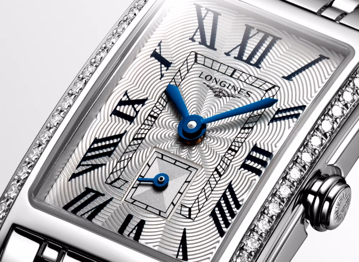 LONGINES ドルチェヴィータ 20.8×32mm シルバー「フランケ」文字盤 ステンレススティール ダイヤモンド L5.255.0.71.6