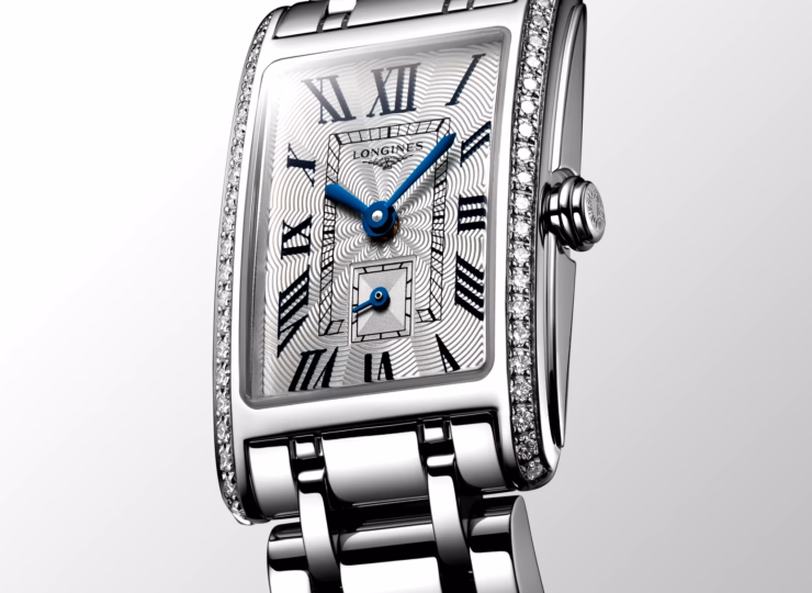 LONGINES ドルチェヴィータ 20.8×32mm シルバー「フランケ」文字盤 ステンレススティール ダイヤモンド L5.255.0.71.6