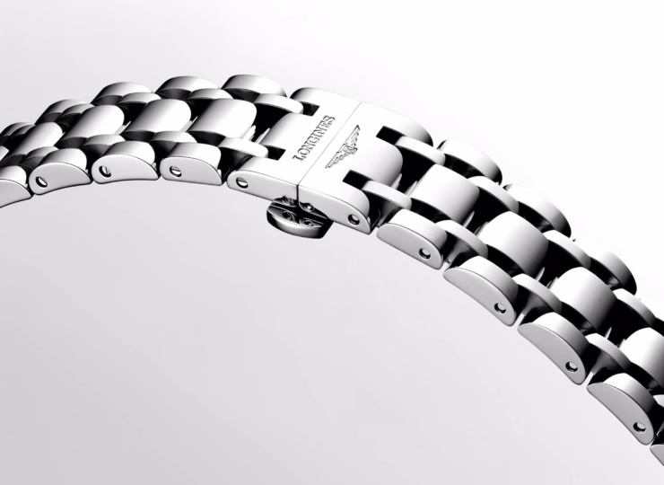 LONGINES ドルチェヴィータ 20.8×32mm シルバー「フランケ」文字盤 ステンレススティール ダイヤモンド L5.255.0.71.6