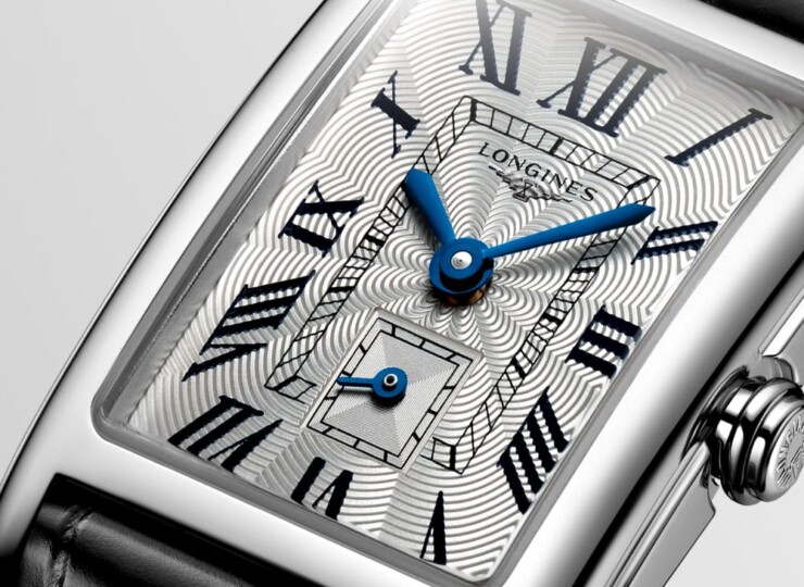LONGINES ドルチェヴィータ 20.8×32mm シルバー「フランケ」文字盤 ステンレススティール ブラック・アリゲーターストラップ L5.255.4.71.0