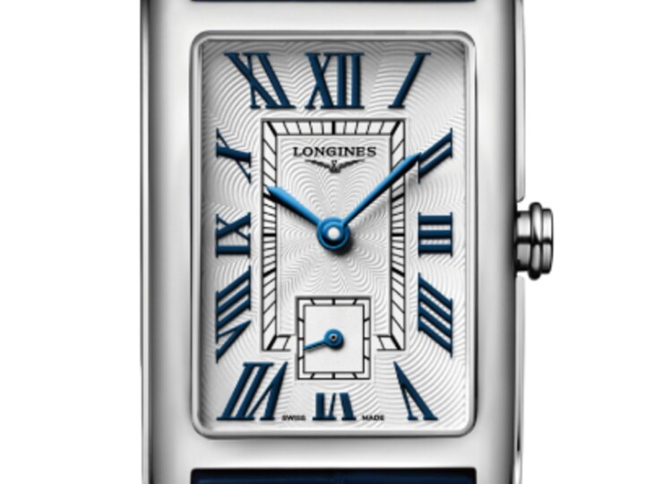 LONGINES ドルチェヴィータ 23.3×37mm シルバー「フランケ」文字盤 ステンレススティール アリゲーターストラップ L5.512.4.70.2