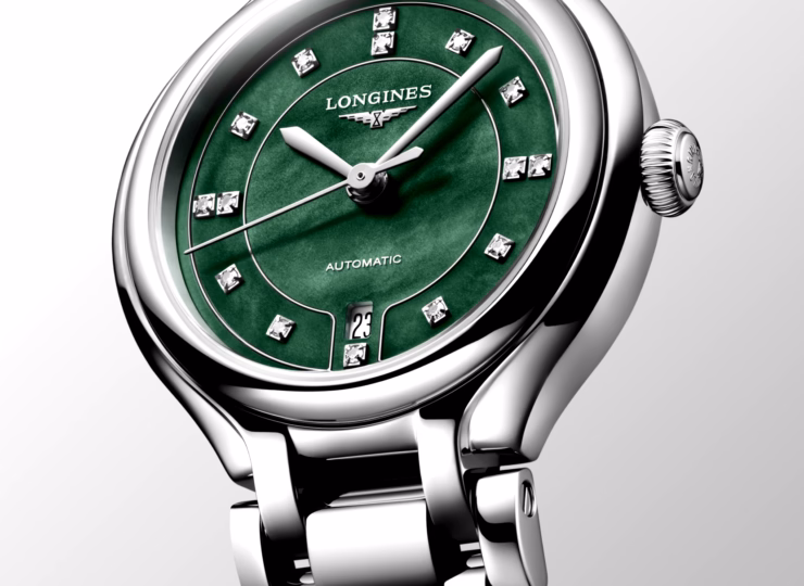LONGINES プリマルナ 30mm ビビッドグリーン マザー・オブ・パール文字盤 L8.123.4.07.6