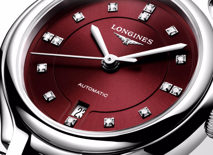 LONGINES プリマルナ 30mm ボルドー文字盤 L8.123.4.67.6