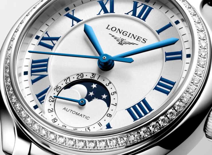 LONGINES プリマルナ 34mm シルバー文字盤 ステンレススティール ダイヤモンド L8.126.0.71.6