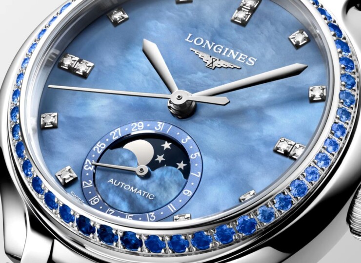 LONGINES プリマルナ 34mm ブルー マザーオブパール文字盤 L8.126.0.97.2