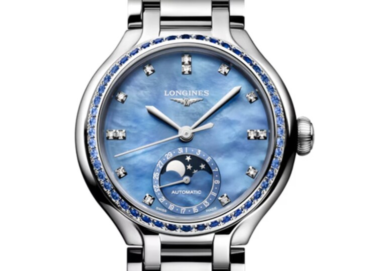 LONGINES プリマルナ 34mm ブルー マザーオブパール文字盤 L8.126.0.97.2