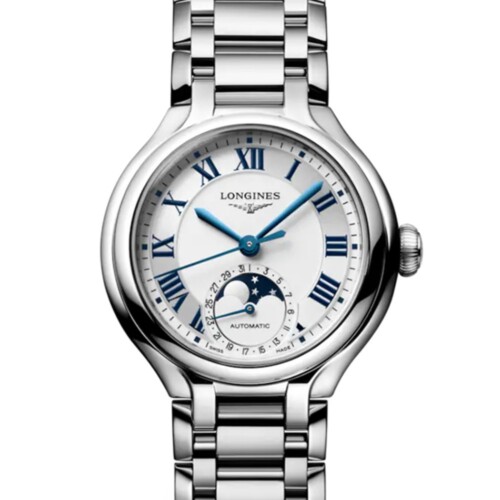 プリマルナ 34mm シルバー文字盤 ステンレススティール ブレスレット