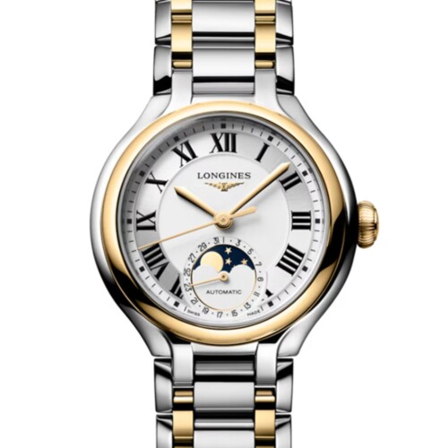 プリマルナ 34mm シルバー文字盤 ステンレススチール＆18KイエローゴールドGC200