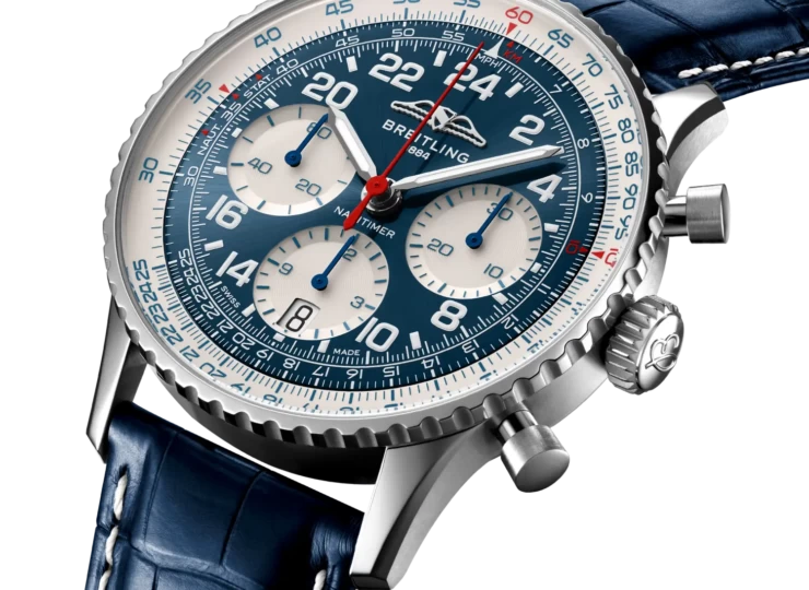 BREITLING ナビタイマー B02 クロノグラフ 41 コスモノート スコット・カーペンター センテナリー ブルー文字盤 LB0240211C1P1