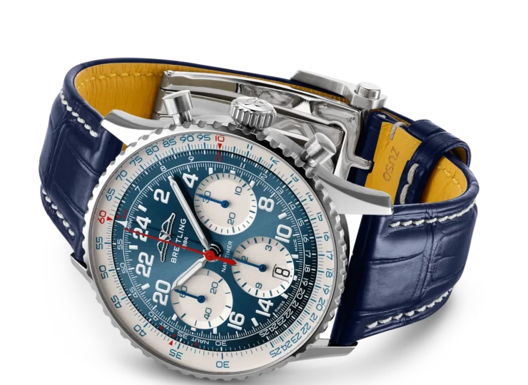 BREITLING ナビタイマー B02 クロノグラフ 41 コスモノート スコット・カーペンター センテナリー ブルー文字盤 LB0240211C1P1