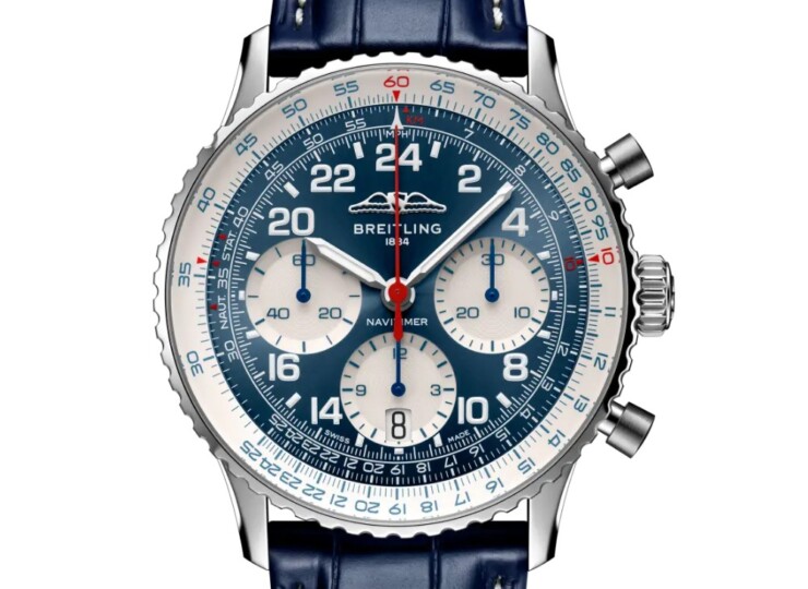 BREITLING ナビタイマー B02 クロノグラフ 41 コスモノート スコット・カーペンター センテナリー ブルー文字盤 LB0240211C1P1