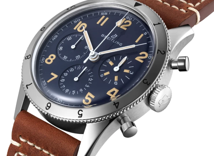 BREITLING AVI 1953 エディション ブルー文字盤 LB0920131C1X1