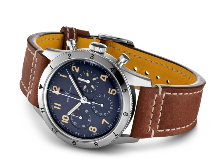 BREITLING AVI 1953 エディション ブルー文字盤 LB0920131C1X1