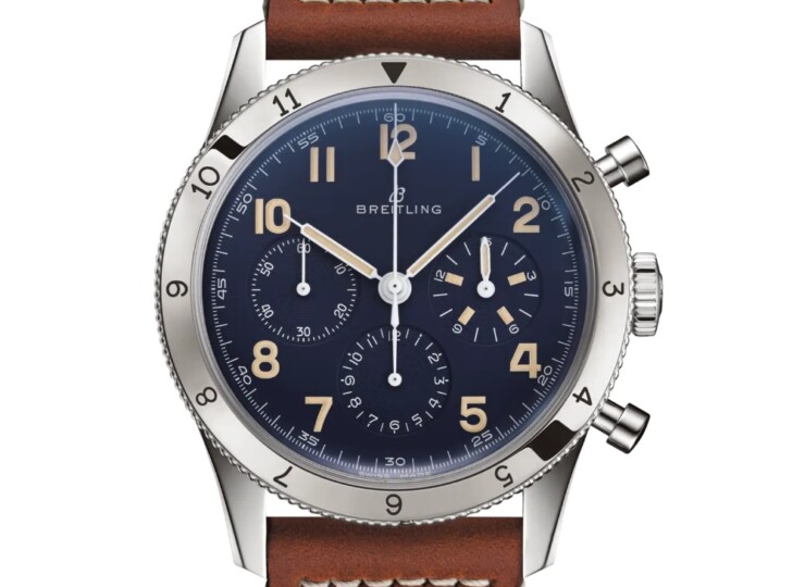 BREITLING AVI 1953 エディション ブルー文字盤 LB0920131C1X1